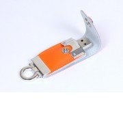 USB-флешка на 64 ГБ в виде брелка, оранжевый