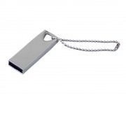 USB 2.0-флешка на 64 Гб с мини чипом, компактный дизайн, стильное отверстие для цепочки
