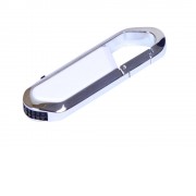 Флешка в виде карабина, 16 Гб, белый/серебристый