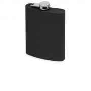 Фляжка 240 мл Remarque soft touch, 304 сталь, черный