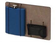 Подарочный набор Путешественник с флягой и мультитулом, синий