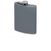 Фляжка 240 мл Remarque soft touch, 304 сталь, серый