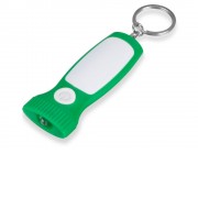 Брелок-фонарик Каяма, зеленый/белый