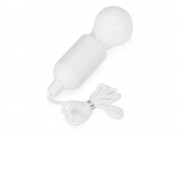 Портативная лампа на шнурке Pulli, белый