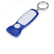 Брелок-фонарик Каяма, синий/белый