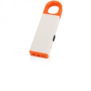 Фонарь-мультиинструмент Октопус, белый/оранжевый