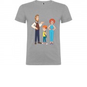 Футболка Простоквашино мужская, серый меланж