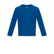 Футболка Baby  детская с длинным рукавом, королевский синий
