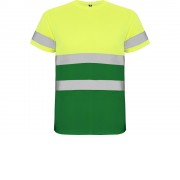 Футболка Delta мужская, садовый зеленый/неоновый желтый