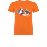 Футболка Карлсон мужская, оранжевый