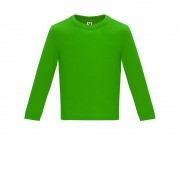 Футболка Baby детская с длинным рукавом, травянисто - зеленый