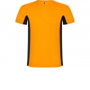 Спортивная футболка Shanghai мужская, неоновый оранжевый/черный