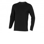Ponoka мужская футболка из органического хлопка, длинный рукав, черный