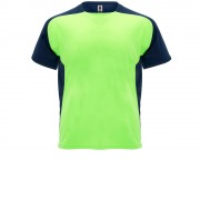 Футболка Bugatti мужская, неоновый зеленый/нэйви