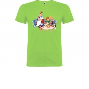 Футболка Карлсон мужская, зеленое яблоко