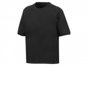 Свитшот с коротким рукавом реглан, черный