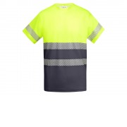 Футболка Tauri мужская, свинцовый/неоновый желтый