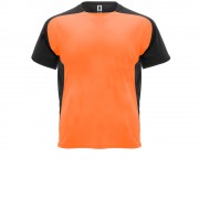 Футболка Bugatti мужская, неоновый оранжевый/черный
