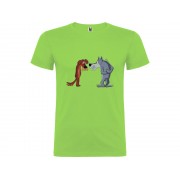 Футболка Жил-был Пес мужская, зеленое яблоко