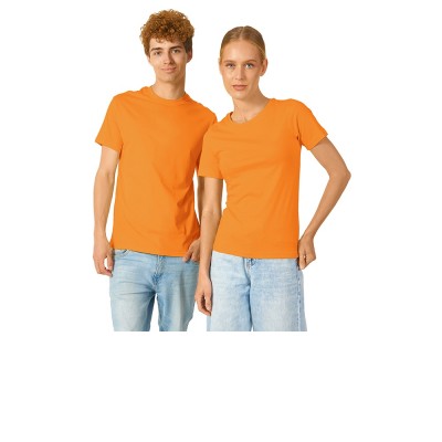 Футболка Heavy Super Club с боковыми швами, мужская, оранжевый Футболка Heavy Super Club с боковыми швами, мужская, оранжевый