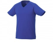Модная мужская футболка Amery с коротким рукавом и V-образным вырезом, синий