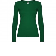 Футболка с длинным рукавом Extreme женская, бутылочный зеленый