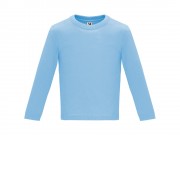Футболка Baby  детская с длинным рукавом, небесно-голубой