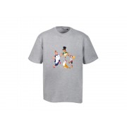 Футболка из хлопка френч-терри 220 г/м2 Карлсон, серый меланж