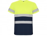 Футболка Delta мужская, нэйви/неоновый желтый