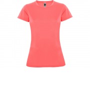 Футболка спортивная женская Montecarlo, неоновый коралловый