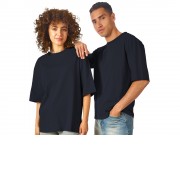 Футболка оверсайз Liyon унисекс, темно-синий