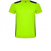 Спортивная футболка Detroit детская, лаймовый пунш/черный