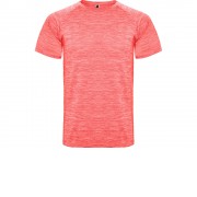 Спортивная футболка Austin мужская, меланжевый неоновый коралловый