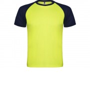 Спортивная футболка Indianapolis мужская, неоновый желтый/нэйви