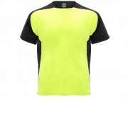 Футболка Bugatti мужская, неоновый желтый/черный