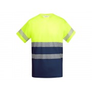 Футболка Tauri мужская, нэйви/неоновый желтый