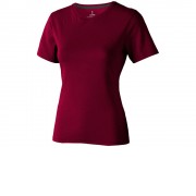 Nanaimo женская футболка с коротким рукавом, бургунди