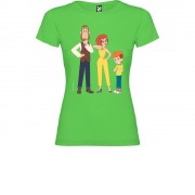 Футболка Простоквашино женская, зеленое яблоко