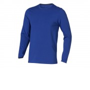 Ponoka мужская футболка из органического хлопка, длинный рукав, синий