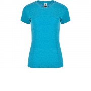 Футболка Fox женская, бирюзовый меланж