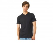 Футболка Heavy Super Club мужская с V-образным вырезом, черный