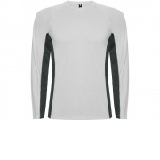 Футболка Shanghai  мужская с длинным рукавом, белый/графитовый