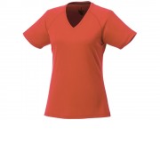 Модная женская футболка Amery  с коротким рукавом и V-образным вырезом, оранжевый