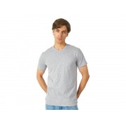 Футболка Heavy Super Club мужская с V-образным вырезом, серый меланж