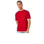 Футболка Rotterdam мужская, красный/белый