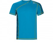 Спортивная футболка Sochi мужская, принтованый бирюзовый