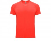 Футболка Bahrain мужская, неоновый кораловый