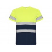 Футболка Delta мужская, нэйви/неоновый желтый