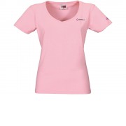 Футболка Heavy Super Club женская с V-образным вырезом, розовый