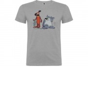 Футболка Жил-был Пес детская, серый меланж